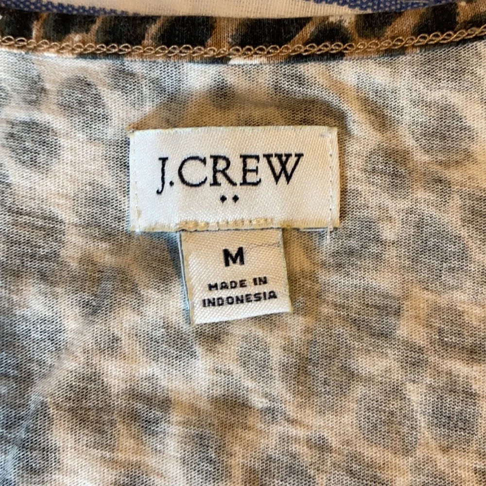⚡️LAST DAYS! J Crew maxi dress animal print sleeveless Size M - Picture 8 of 9